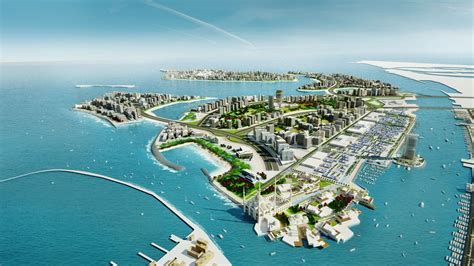 Deira Island Group Of Artificial Islands In Dubai United Arab Emirates ...