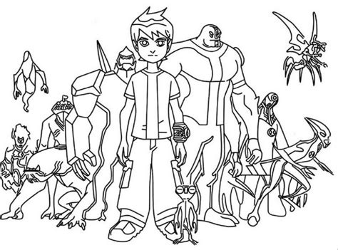 Ben 10 Alien Force Coloring Pages & coloring book.