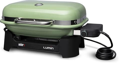 Amazon.com: Weber Lumin Compact Outdoor Electric Barbecue Grill, Light ...