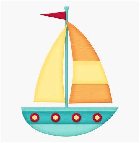 Sailboat - Cute Boat Clipart Png, Transparent Png - kindpng