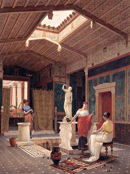 Ancient Roman Homes - Domus interior (typical upper class home) | Julius Caesar | Pinterest ...