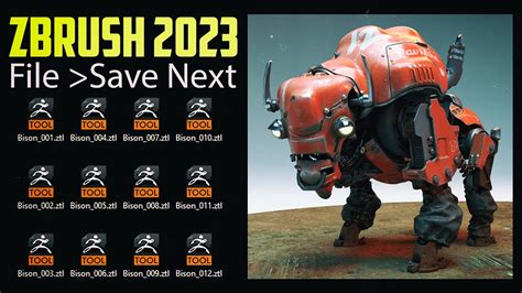 ZBrush 2023 - Save and Save Next! Probably didn't need a whole video, so tl;dr in the ...