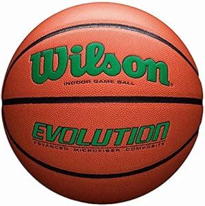 WILSON Evolution Indoor Game Basketball, Green, Size 7 - 29.5 ...