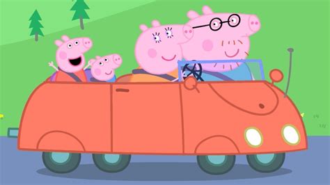 Peppa Pig and the Red Car! - YouTube