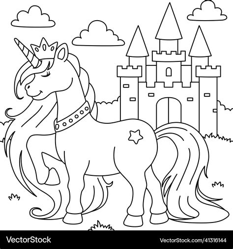 Unicorn Kids Coloring Pages