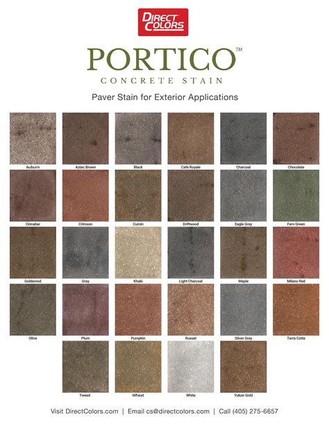 Portico™ Paver Stain Trial Kit | Direct Colors