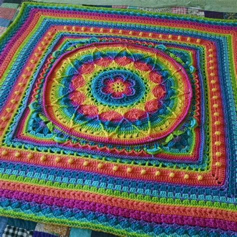 Mandala Crochet Blanket Free Pattern Double Daisy Mandala Blanket ...