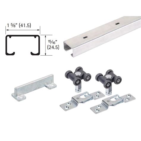 Prime-Line Bypass Closet Door Track Kit-163592 - The Home Depot