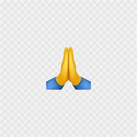 Prayer hands emoji. Folded hands. Isolated on white. Vector 20257879 Vector Art at Vecteezy