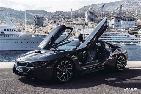 BMW i8, Black cars, Sports car, Monaco, Arny North Wallpapers HD / Desktop and Mobile Backgrounds