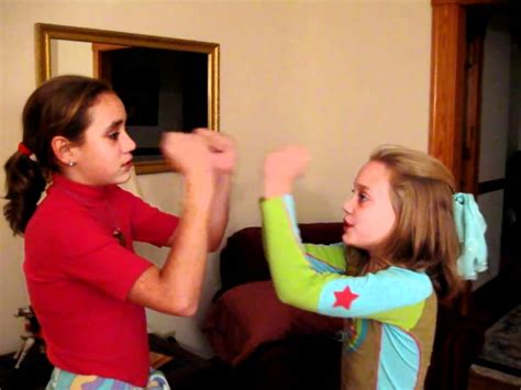 Hand Clapping Games Samantha and Lauren.avi - YouTube