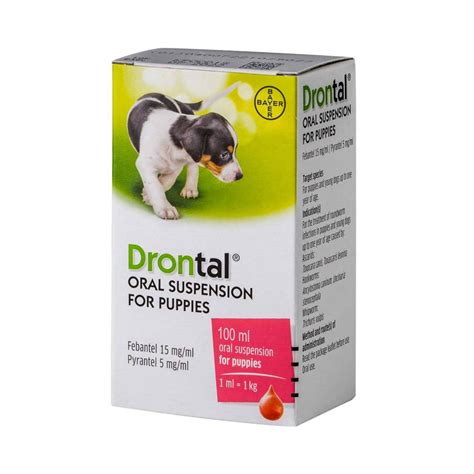 Buy Drontal Puppy Suspension 100ml from Fane Valley Stores Agricultural Supplies