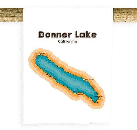 Donner Lake Map - Potluck Press