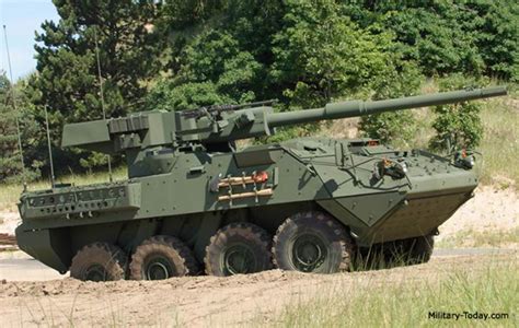 M1128 Stryker Mobile Gun System 105-mm Fire Support Vehicle | Military-Today.com