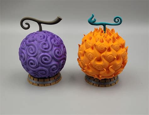 3D Printed Devil Fruit Mera Mera No Mi Gomu Gomu No Mi Inpired One ...