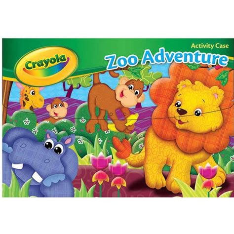 Crayola Zoo Activity Set with Carrying Case - Walmart.com - Walmart.com