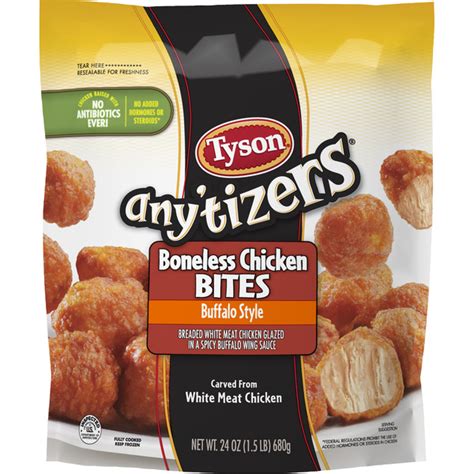 Tyson Any Tizers Nutrition Information | Besto Blog