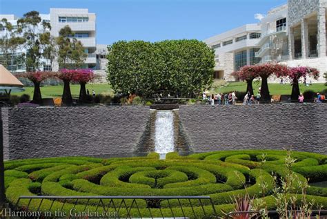 The Getty Museum's Central Garden - Harmony in the Garden