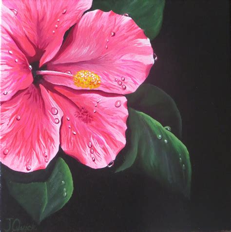 Hawaiian Flower Painting at PaintingValley.com | Explore collection of ...