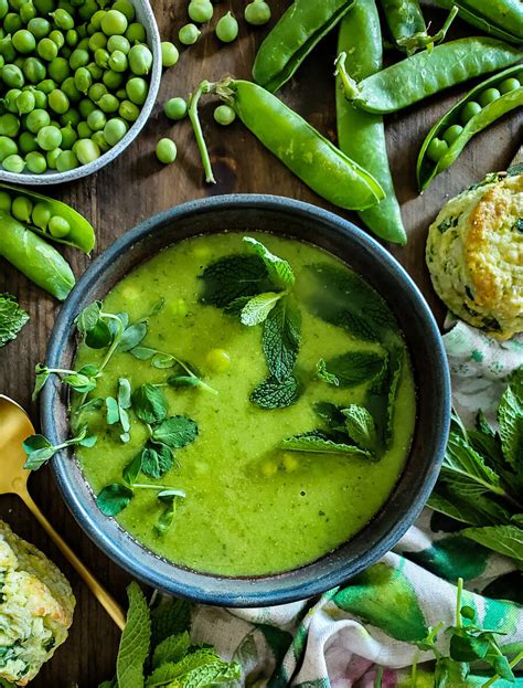 Spring Pea and Mint Soup | The Lemon Apron