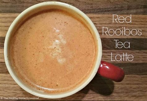 Red Rooibos Latte: Naturally Caffeine Free | The Healthy Home Economist