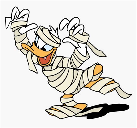 Donald Duck Halloween Clipart, HD Png Download - kindpng