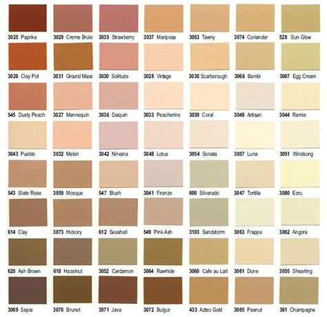 Stucco Color Chart Lowes