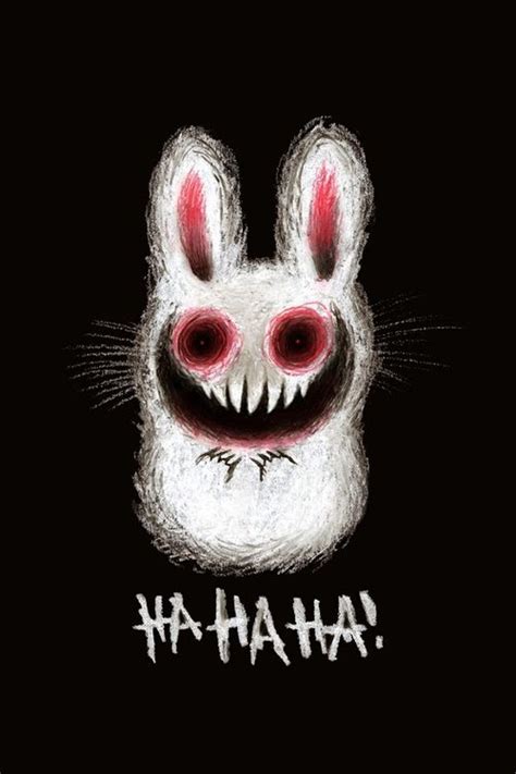 Pin by ashley hatch on etc | Bunny art, Cute monsters drawings, Scary art