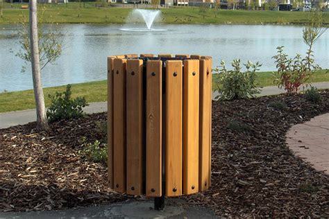 Series A Trash Receptacles | Custom Park & Leisure