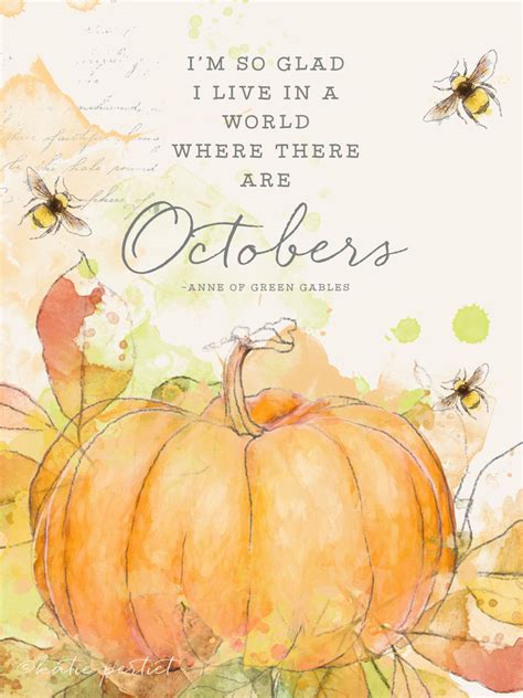 World of Octobers Quote Card - Katie Pertiet