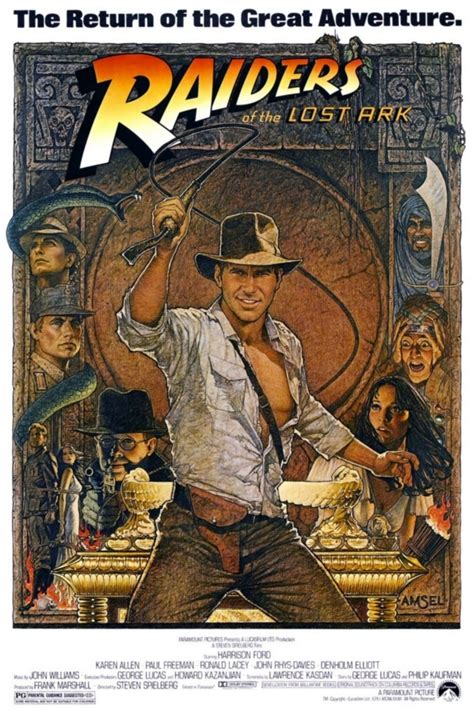 Raiders of the Lost Ark 8X10 11x17 16x20 24x36 27x40 Vintage Movie Poster Ford A | eBay