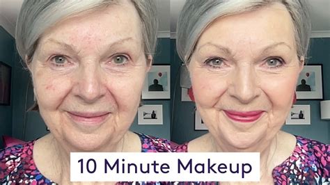 An Easy Everyday Makeup Look for Older Women in 10 Minutes - Cool Tone - Makeup For Older Women ...