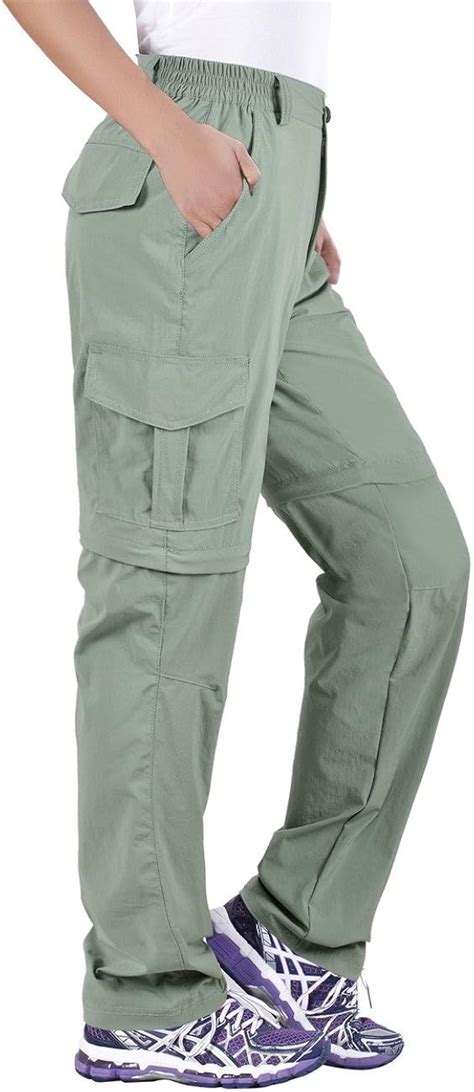 Unitop Womens Hiking Pants Quick Dry Lightweight Convertible Cargo ...