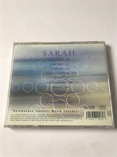 CD Siti Sarah - Sarah Debut Album 2002, Hobbies & Toys, Music & Media, CDs & DVDs on Carousell