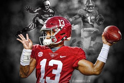 Tua Tagovailoa #13 of the Alabama Crimson Tide | Alabama crimson tide, Alabama football, Alabama ...