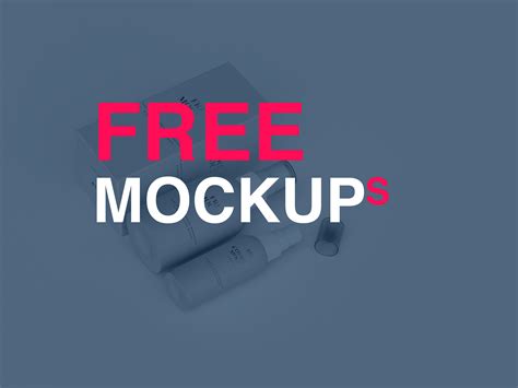 Free packaging mockup PSD on Behance