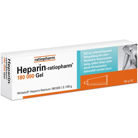 Heparin-ratiopharm® 180 000 I.E.Gel 100 g - shop-apotheke.com