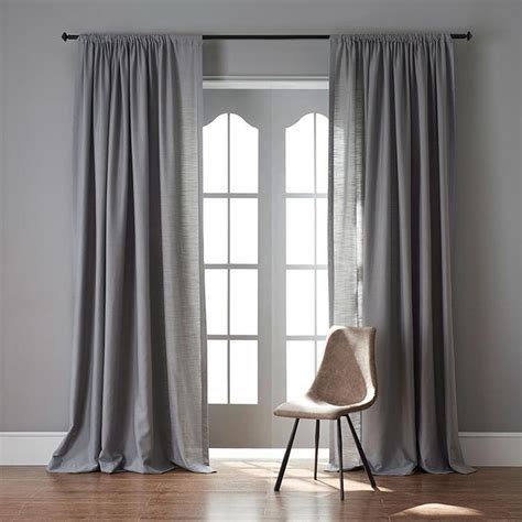 Modern Light Brown Color Linen Solid Sheer Curtain Window Curtains For – DIHINHOME Home Textile