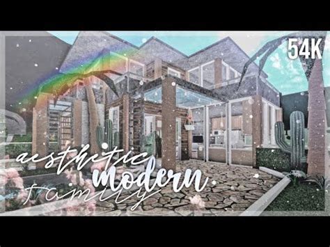 Bloxburg | Aesthetic Modern Family Home | Modern family house, Unique ...