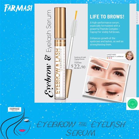 Farmasi Eyebrow and Eyelash Serum | Eyelash serum, Eyelashes, Eyebrows