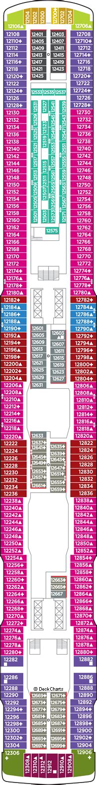 Norwegian Bliss Deck Plans: Ship Layout, Staterooms & Map - Cruise Critic