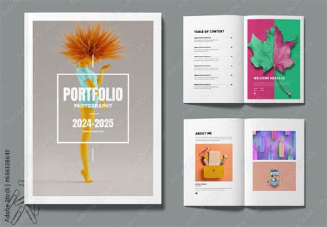 Photography Portfolio Template Stock Template | Adobe Stock