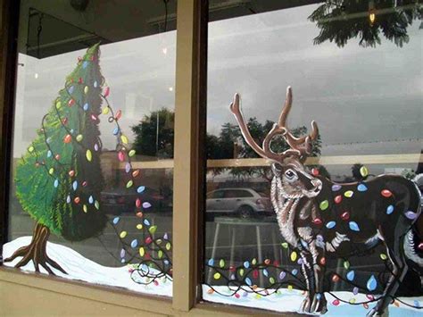 Christmas Window Decoration Ideas Home | Christmas window painting ...