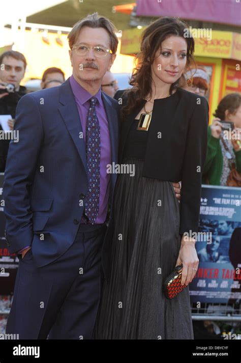 Gary Oldman and Alexandra Edenborough at the premiere of 'Tinker ...