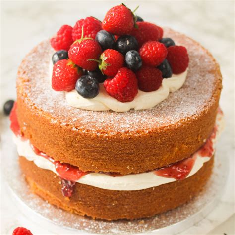 Easy Victoria Sponge Cake Recipe | Sims Home Kitchen