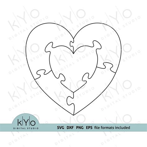 16+ Heart Puzzle Svg Free Pictures