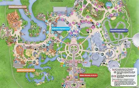 Disney Maps and Maps of Disney Theme Parks, Resort Maps | Theme park map, Disney map, Disney ...