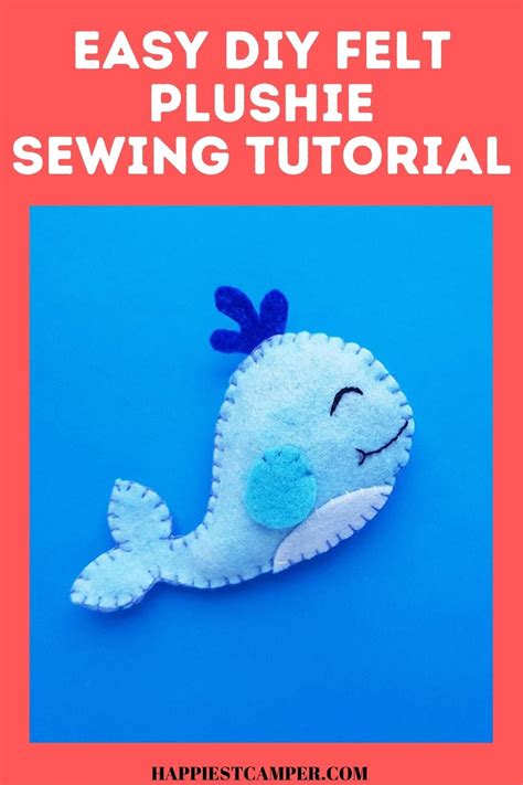 How To Make A Felt Whale with Free Pattern in 2021 | Felt plushie, Felt ...