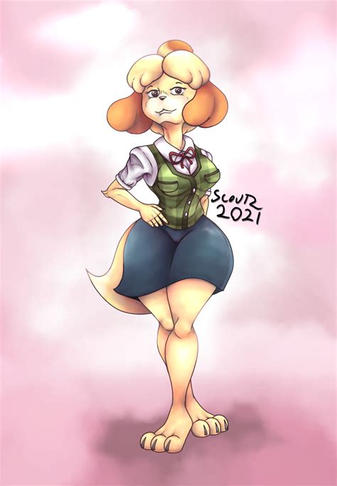 ArtStation - (2021) Animal Crossing - Isabelle fan art