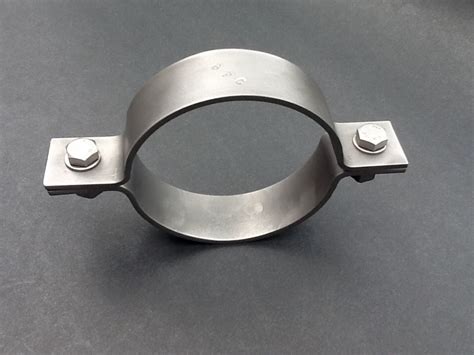 105mm Diameter Pipe Clamp Stainless Steel 316L Grade 30mm X 3mm